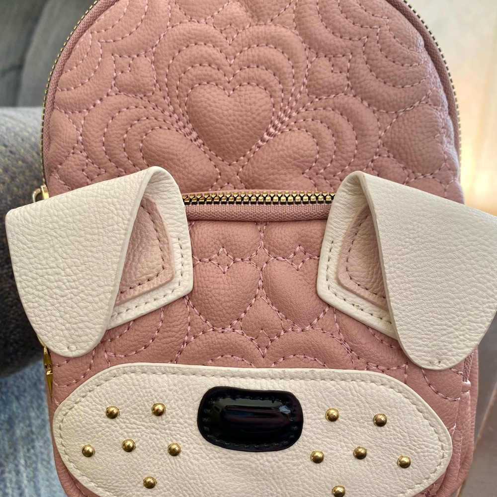 Betsey Johnson Puppy Dog Mini Backpack NWOT